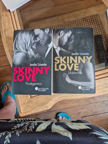lot de 2 livres skinny love de Jennifer Schneider