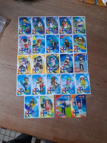 Lot 24 cartes Playmobil Neuf