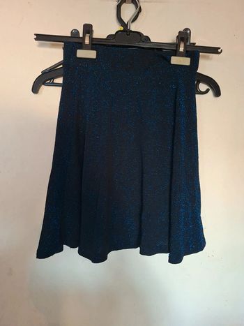 Robe noir bleu pailleté 10 ans