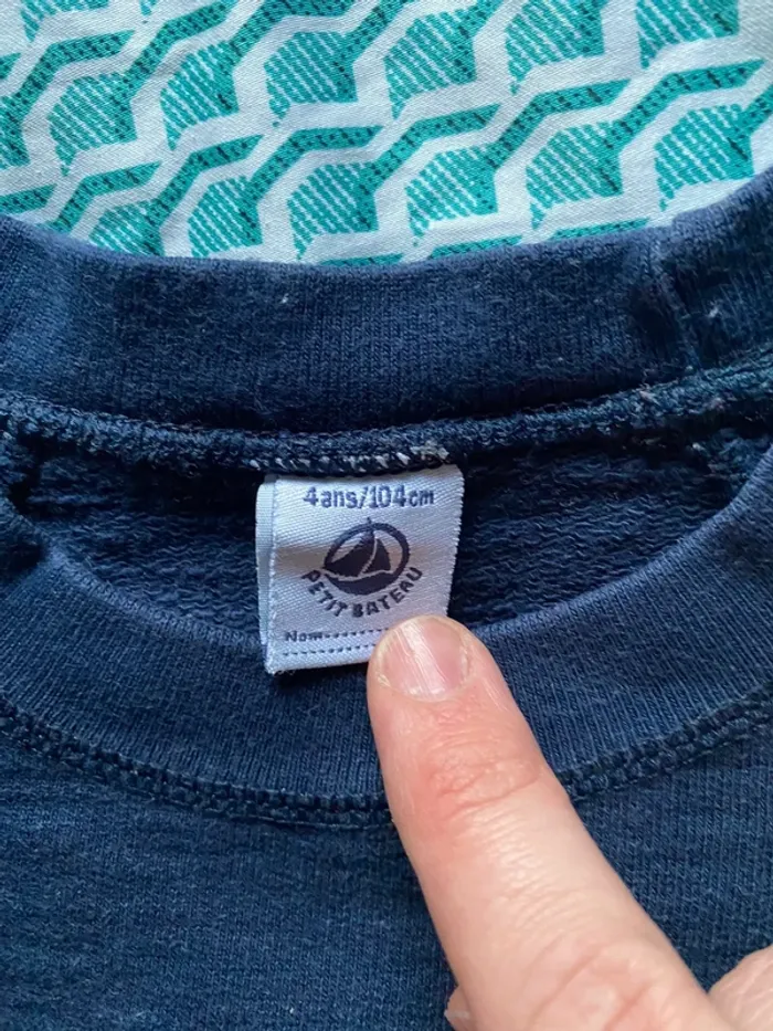 Pull marin petit bateau - photo numéro 2