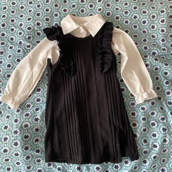 Robe chemise plus sur robe ensemble