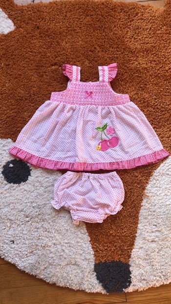 Ensemble robe bloomer 3 mois