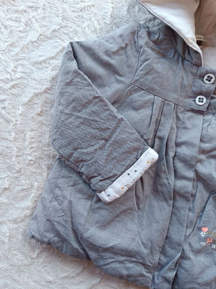 Manteau à capuche Fille 12 mois renard Orchestra - photo numéro 3