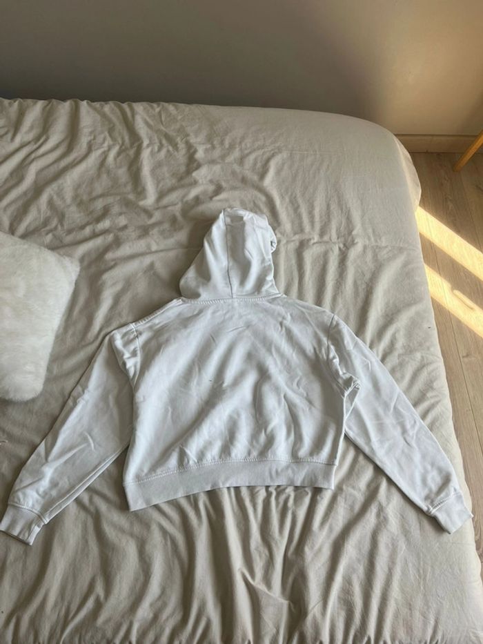 sweat capuche blanc dont call me jennyfer - photo numéro 3