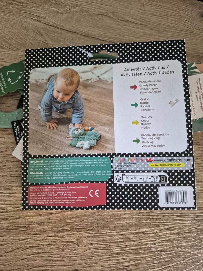 Hochet d'activités Rototos le Panda Deglingos - photo numéro 6