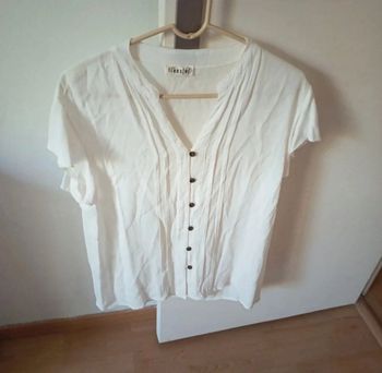 Chemise blanches manches courtes Transfer