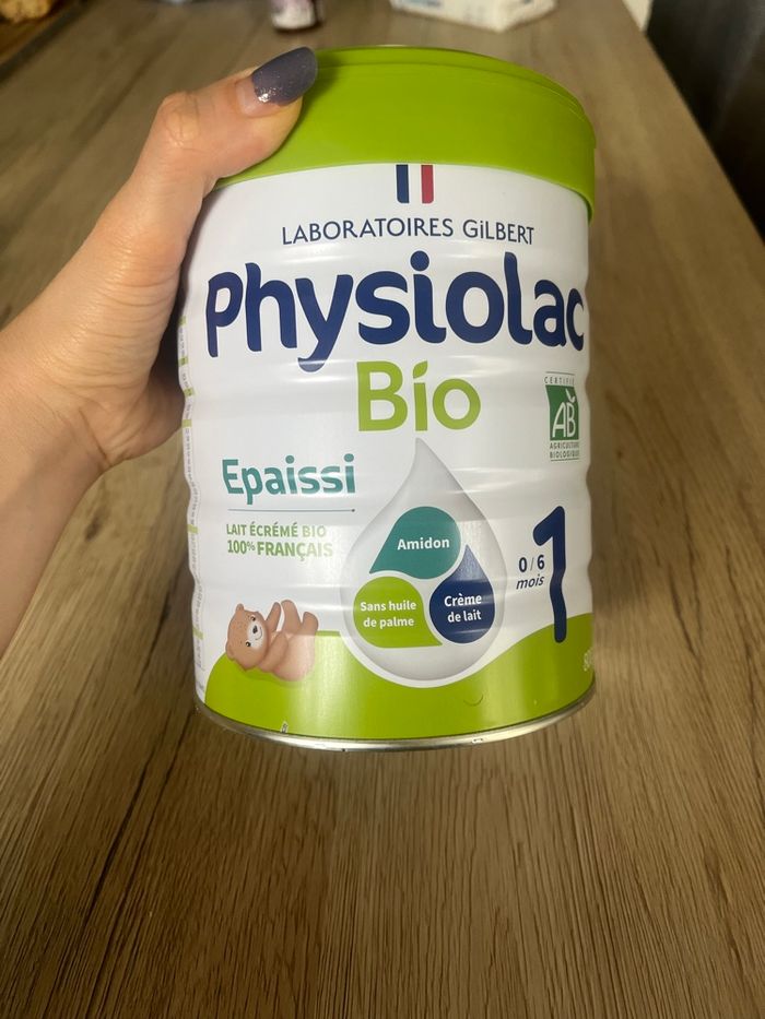 Lait Physiolac Épaissi 0/6 mois
