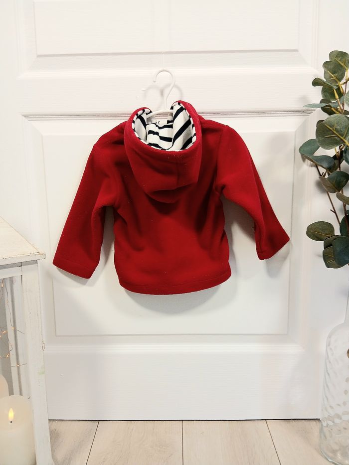 Veste bébé garçon Les Petits Cœurs à la Mer – 12 mois – Fabrication française - photo numéro 2