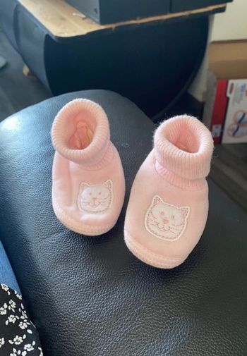 Chausson fille 0-3 mois