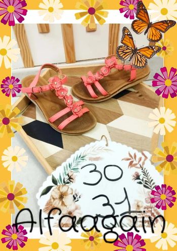 Sandales oranges  30/31