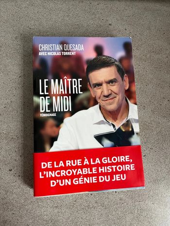 Livre Christian Quesada le maître de midi