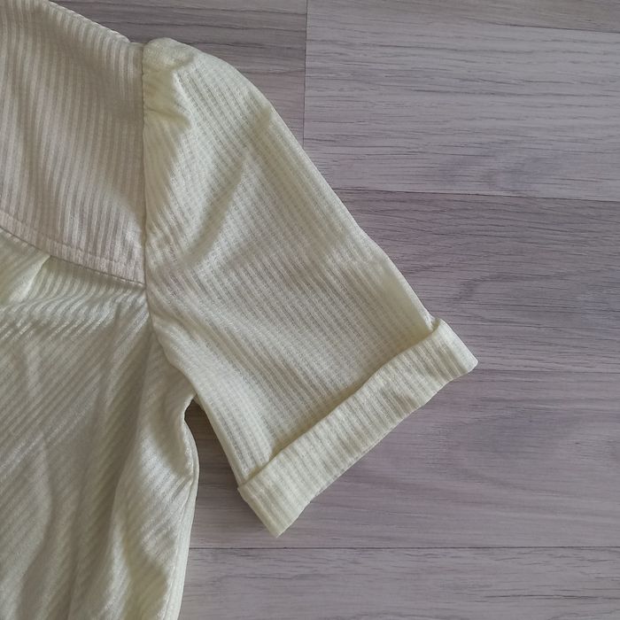 Robe longue jaune vintage taille 38 - photo numéro 5