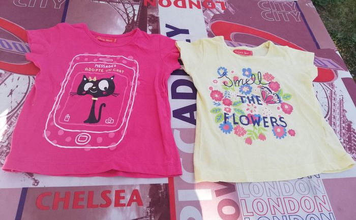 Lot de 2 tee-shirt manches courtes 3 ans