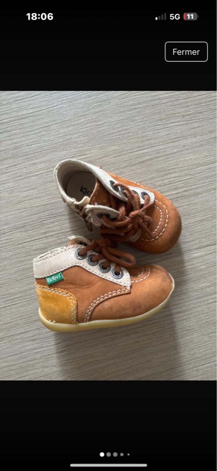 Kickers bébé garçon taille 19 - photo numéro 7