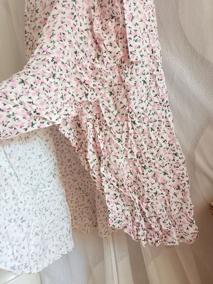Americandreams | Robe fleurie portefeuille | t. L - photo numéro 5