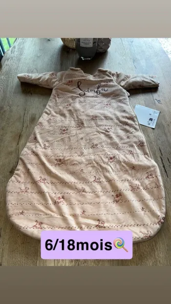 Gigoteuse 6/18 mois neuve TOG 2.5 Kiabi 🍭