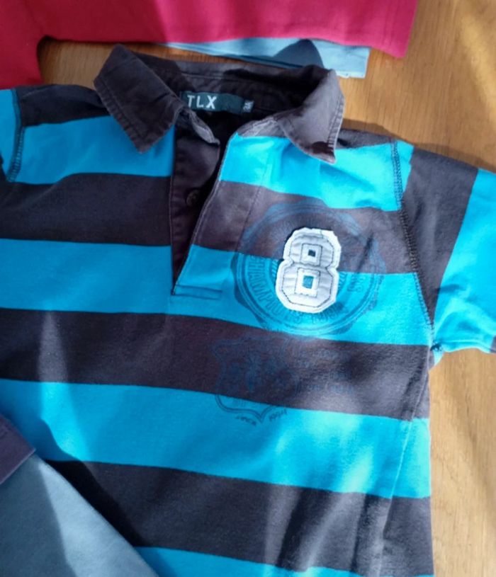 Lot de 3 t-shirts manches longues et 1 polo taille 3 ans en bon état - photo numéro 3