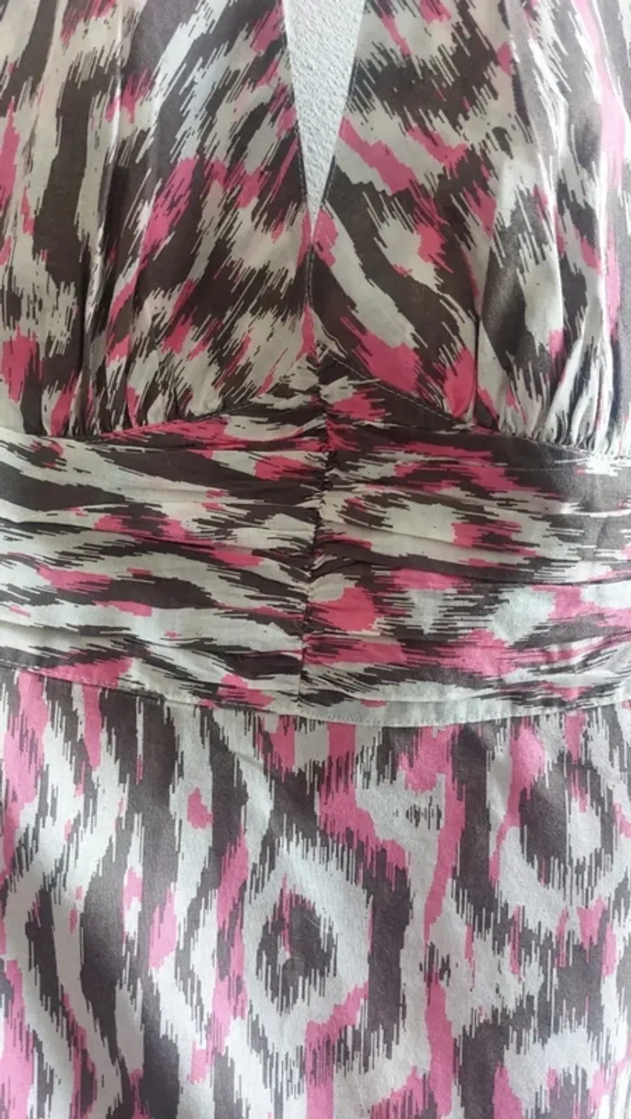 Tunique dos nu colorée à motifs Taille 38 - photo numéro 4