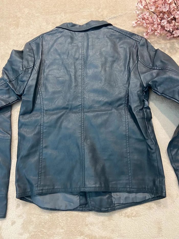 Blouson simili cuir garçon 10 ans - photo numéro 7