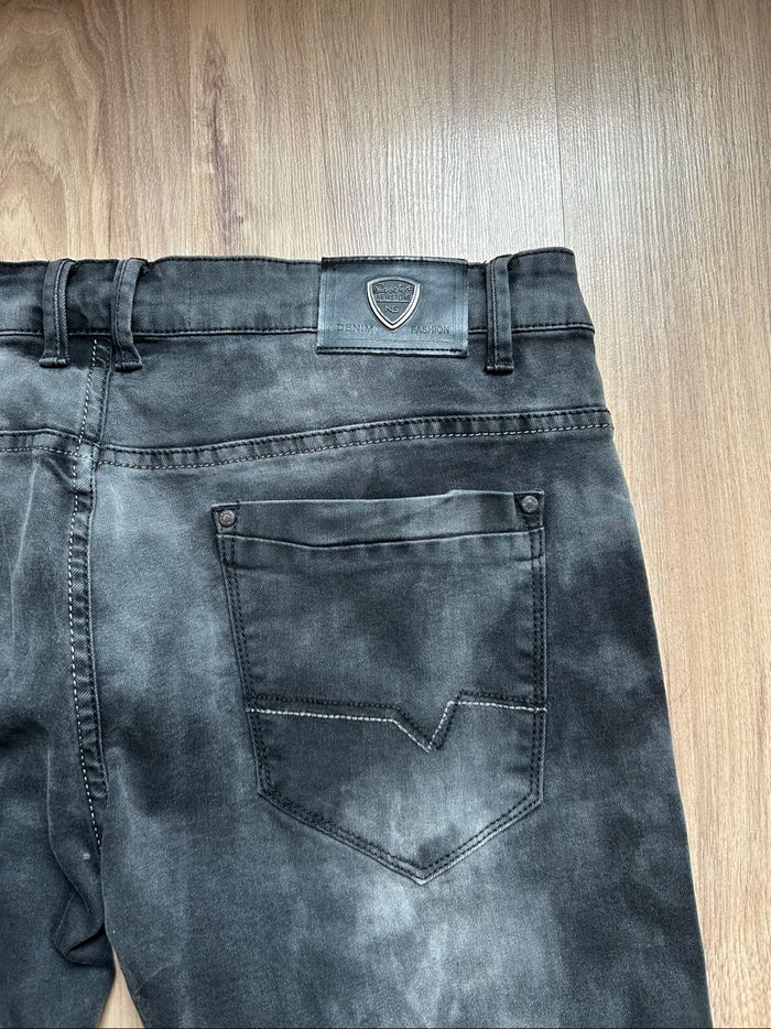 Jean gris délavé Slim Homme New Stone Tailles 44-46 - photo numéro 8