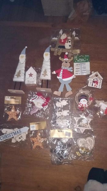 17 décorations de noël en bois