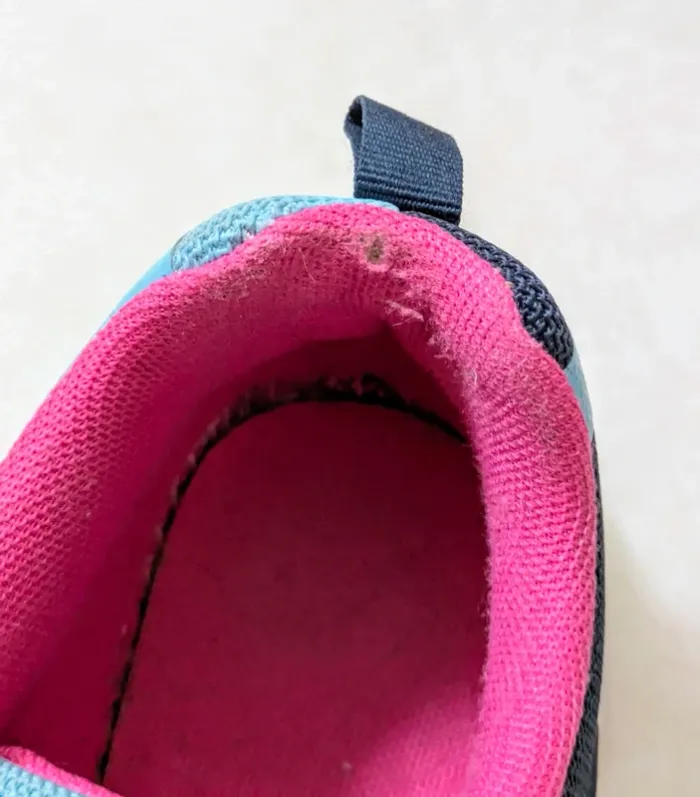 Baskets de sport fille bleu et rose à scratch - Gémo - Pointure 36 - photo numéro 5
