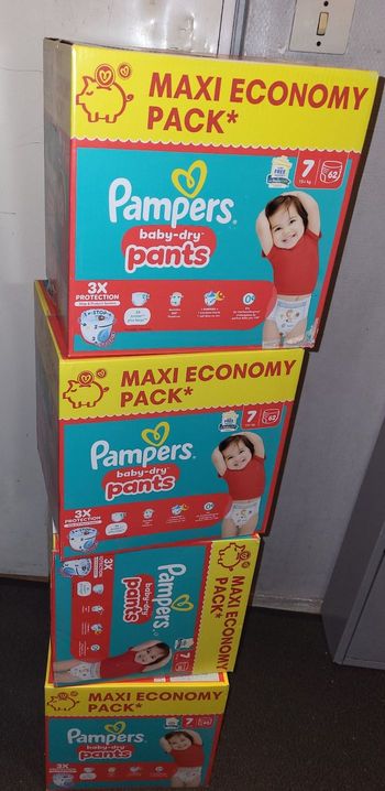 Couches pampers baby-dry pants T7 
