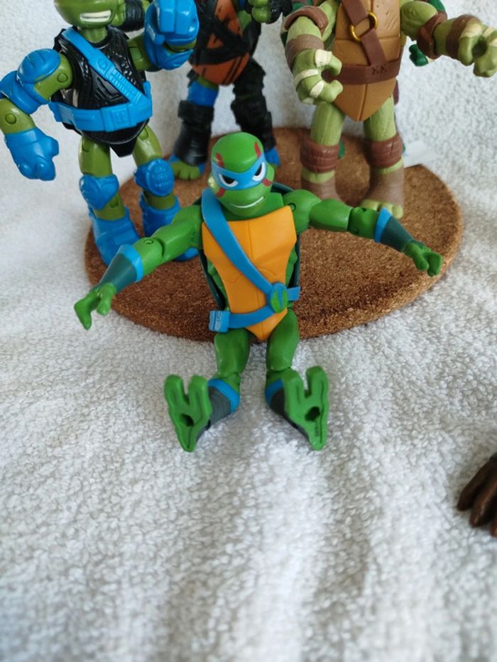 Lot de figurines Tortue Ninja et Splinter 1988 - photo numéro 3