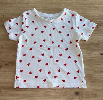 T-shirt à motif cœur