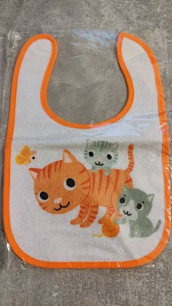 Bavoir bébé chats