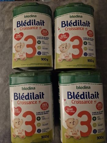 Lot boîtes de lait Bledilait 