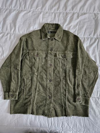 Veste velour côtelé kaki Zara XS