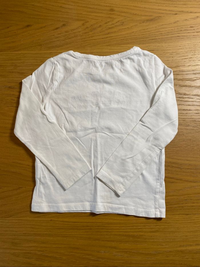 Kiabi T-shirt Meow manches longues blanc Taille 6 ans - photo numéro 6