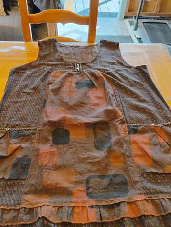 Robe tunique sans manches , femme