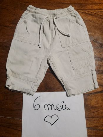 Pantalon 6 mois 100% coton