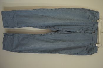 Pantalon rayé bleu BURTON coupe fuselée – Taille 42 (repris, convient plutôt 40)