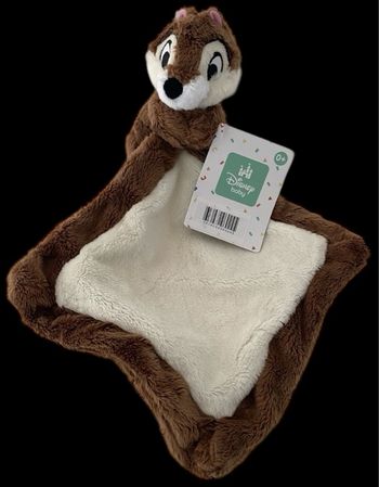 ❤️ Doudou Plat Mouchoir Marron Tic De Tic Tac Disney Baby Simba Toys Nicotoy