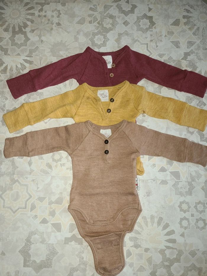 Lot 3 body manche longue