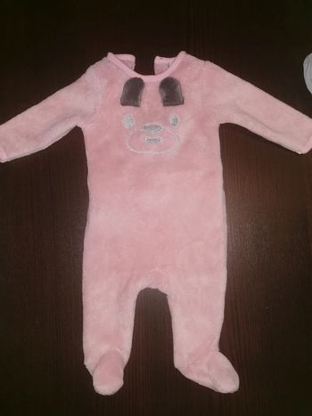 Combinaison polaire doux 3 mois