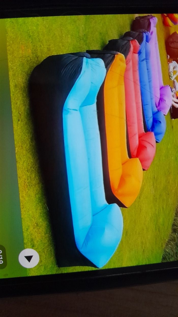 Fauteuil gonflable à l'air