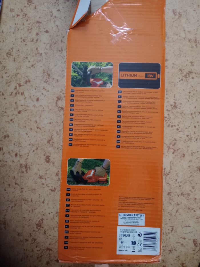 Taille haie 45cm sur batterie Black et Decker - photo numéro 5