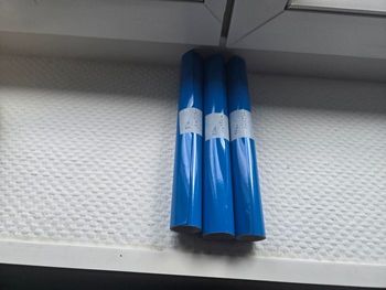 Vinyle adhesif permanent bleu pour machine de découpe (3 x 1m )