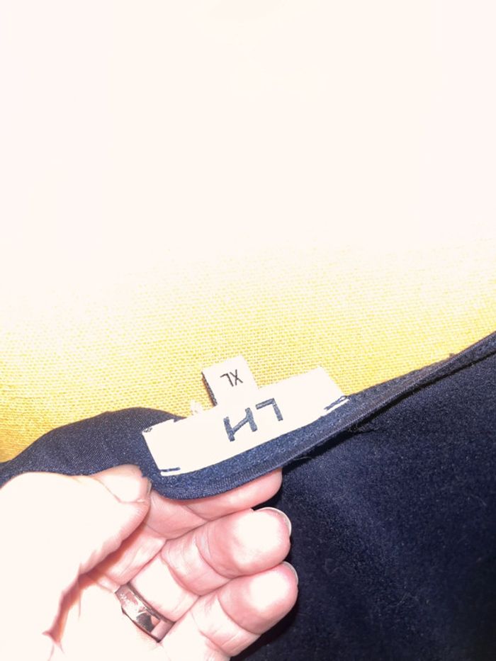 Debardeur marine bretelles dentelle taille XL - photo numéro 4