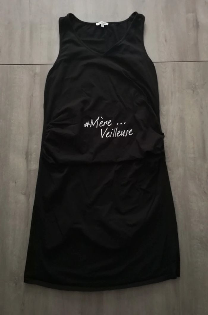Robe de grossesse "mère veilleuse"