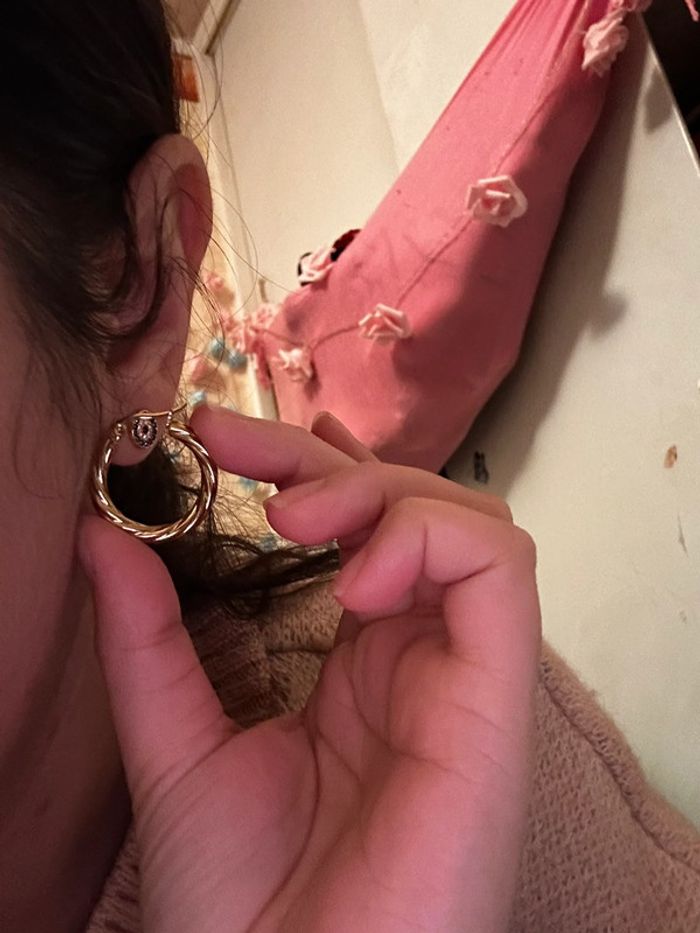 Créoles rétro torsadée - photo numéro 2