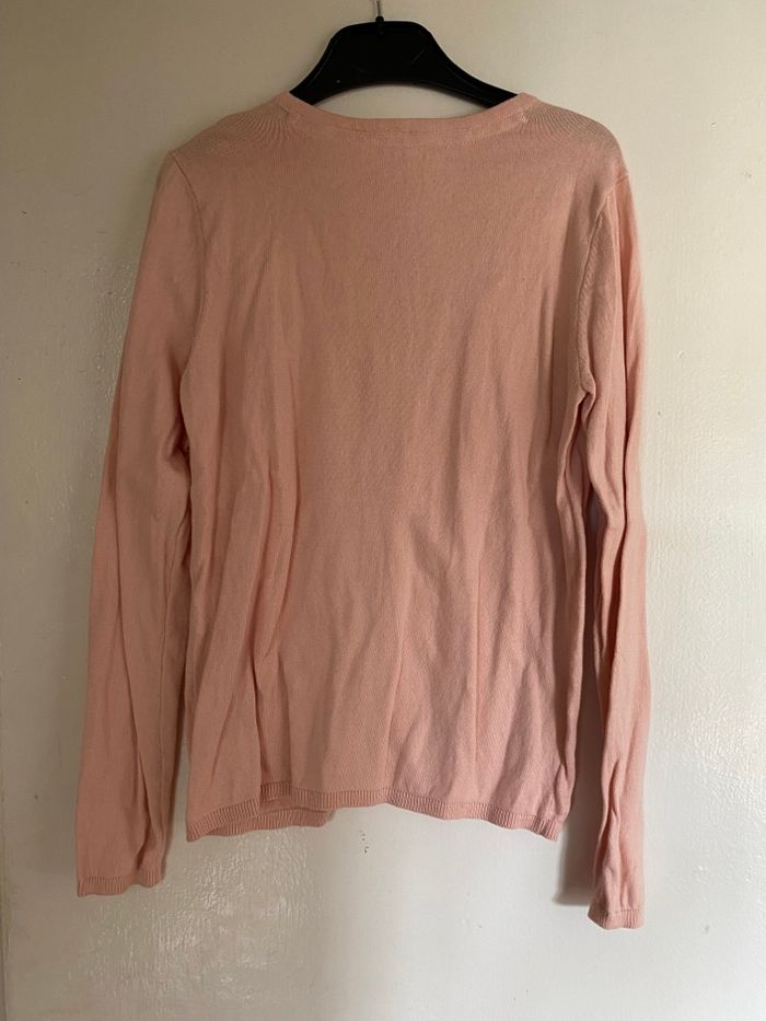 Gilet pour fille couleur vieux rose. Taille 12 ans.  KIABI - photo numéro 2