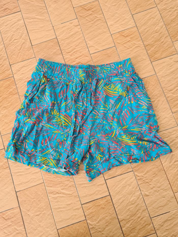 Short léger motifs bleus Firefly / Taille 38