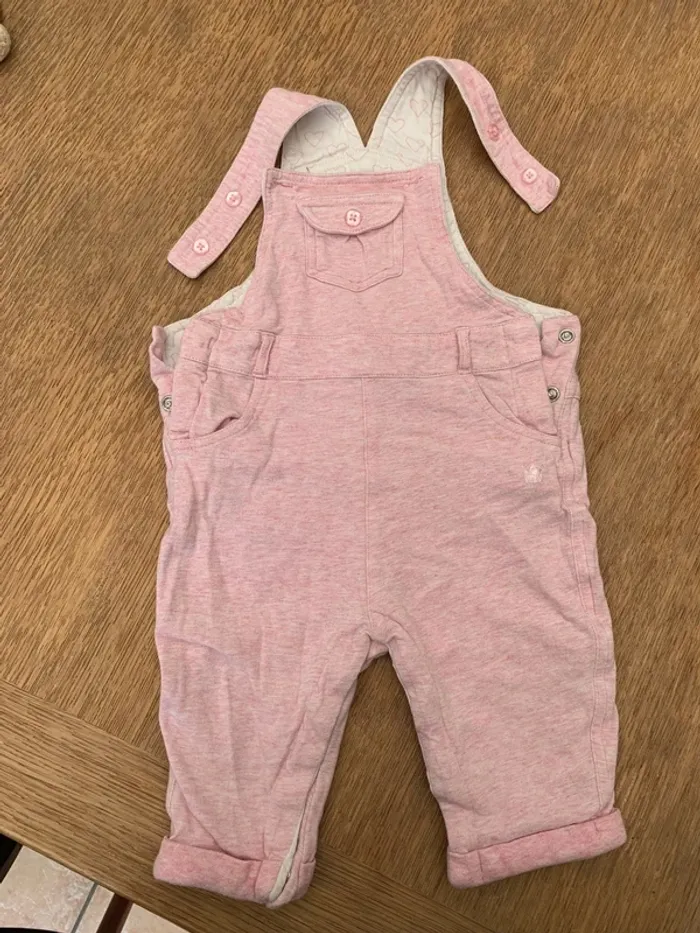 Salopette rose 6 mois