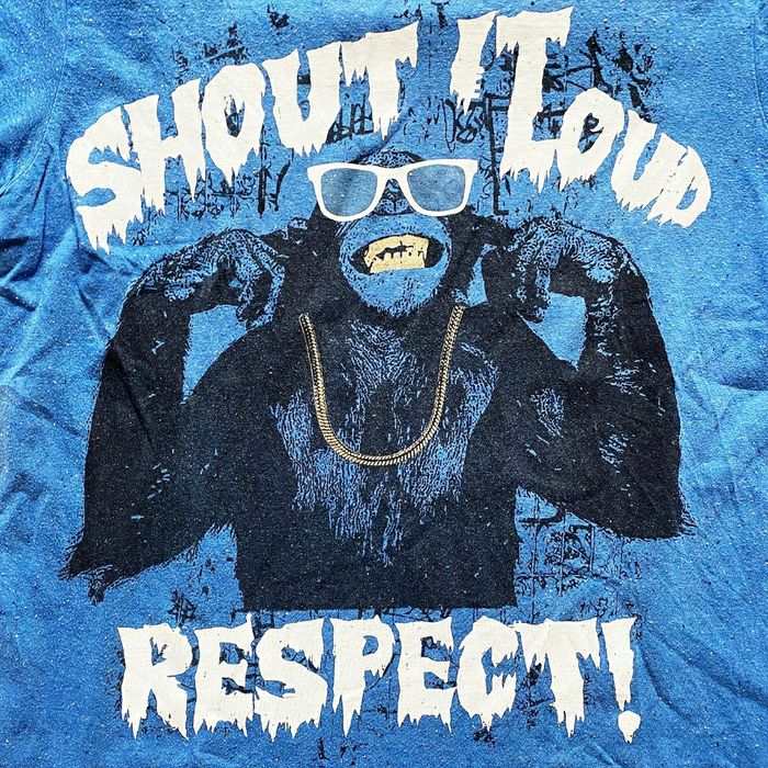 Jack and Jones T-Shirt Singe Cool Bleu Homme Monkey Collection Streetwear (Taille L) - photo numéro 2