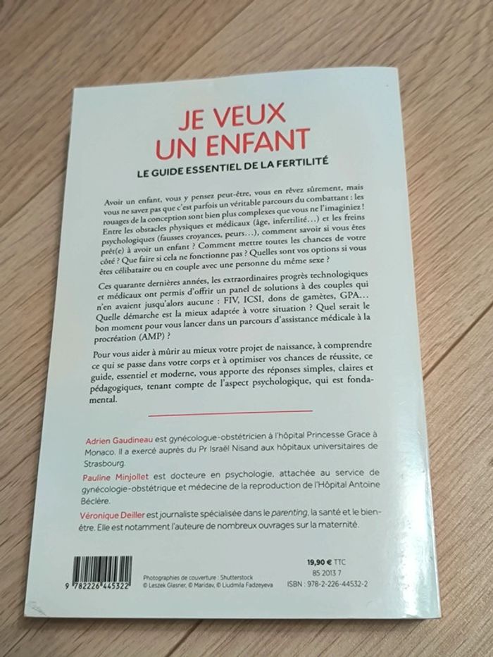Livre Je veux un enfant - Le guide essentiel de la fertilité - photo numéro 2